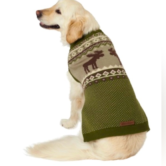 Eddie Bauer Woodland Fair Isle Pet Sweater for Dogs